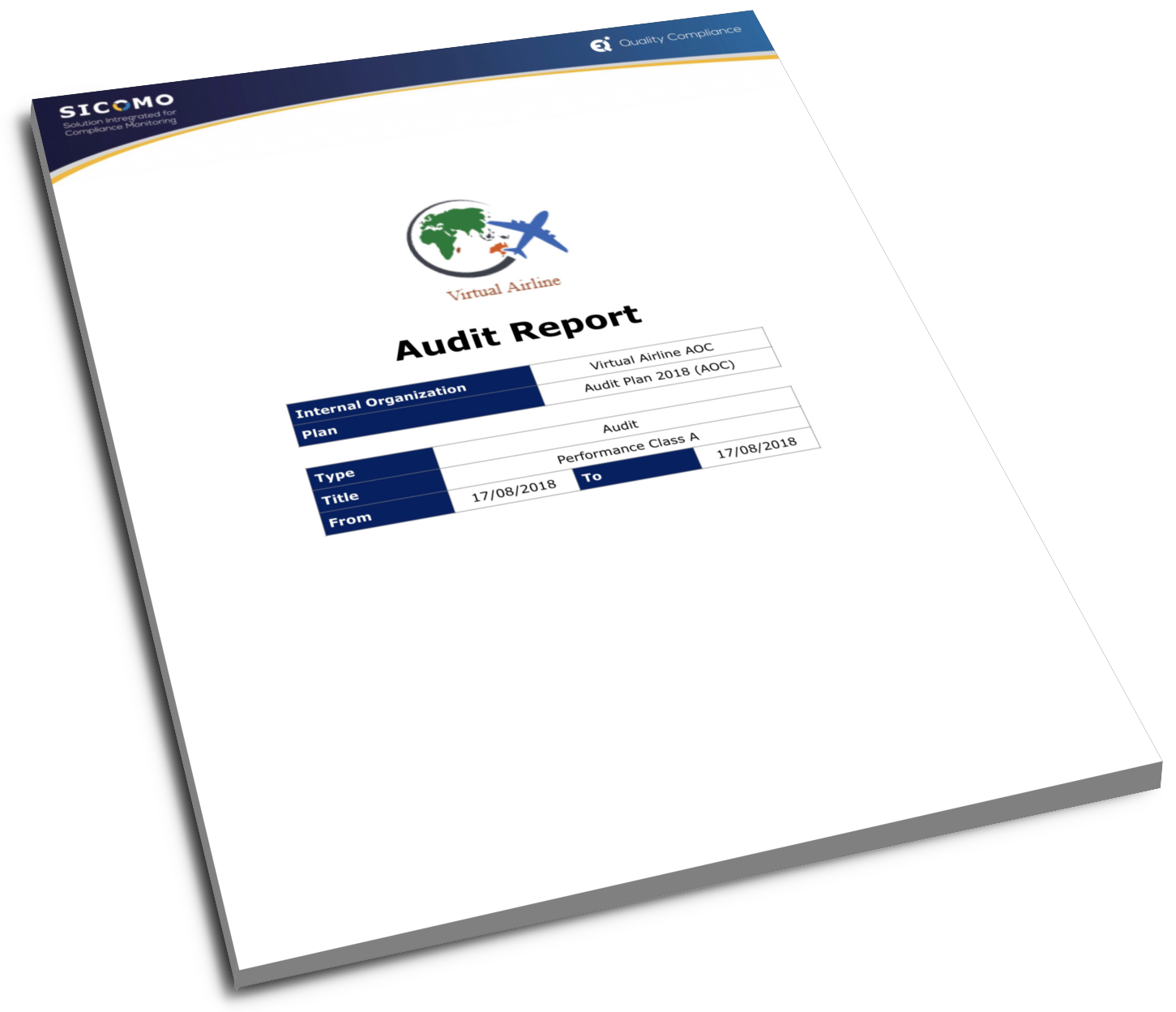 Resources - Easa Quality Compliance Intended For Compliance Monitoring Report Template