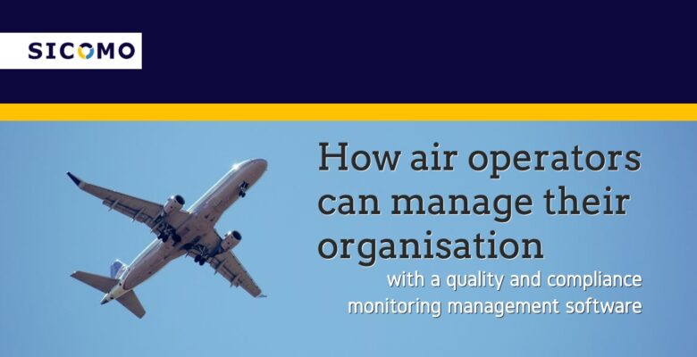 Air operators can manage their organisation