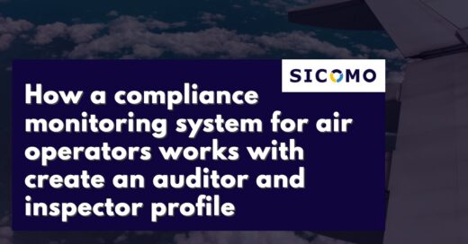 Creating an auditor and inspector profile with SICOMO